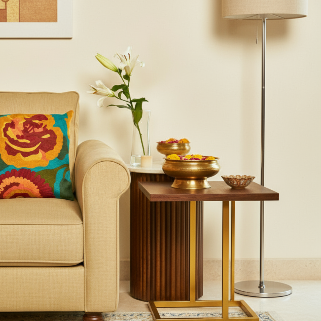 Turquoise Gulab Cushion Cover