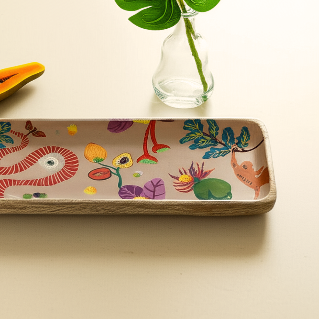 Forest Fig Snake Platter