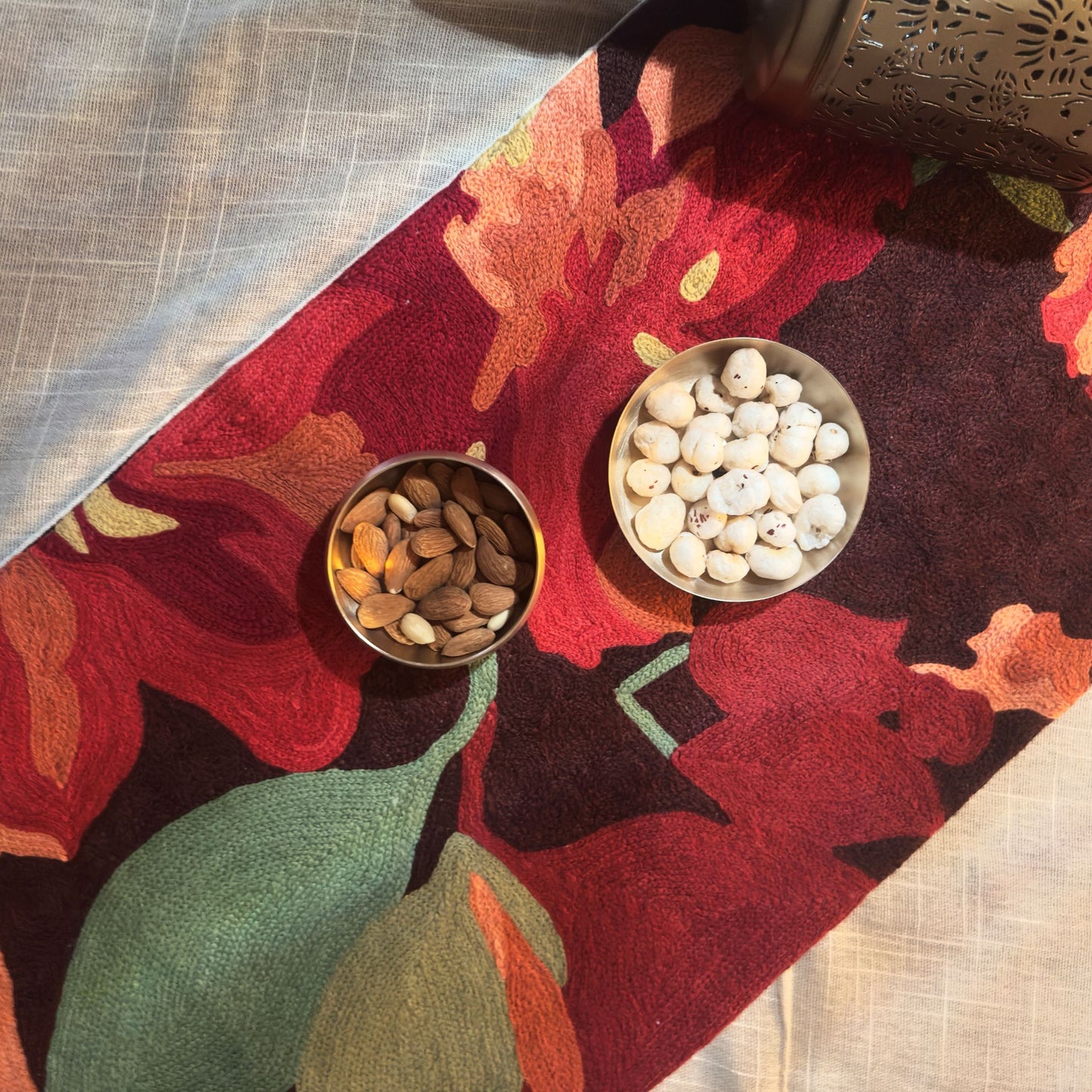 Earthy Brown Table Runner